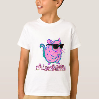 Neon Pink Chinchillin Chinchilla T-shirt