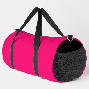 Neon Pink Custom Gym Duffle Bag – Vet & Praktisch Plunjezak