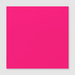Neon Pink Custom Magnetische Kaart – Perfect voor