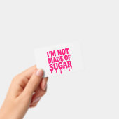 Neon Pink Drip Badge ID Label –  (Handheld)