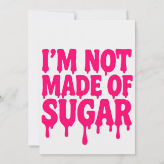 Neon Pink Drip Bold Invitation –  Kaart