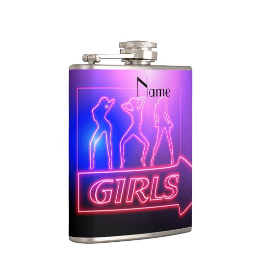 Neon Pink Girls Sign Thunder_Cove Heupfles (Rechts)