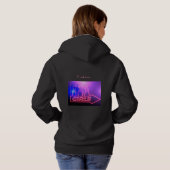 Neon Pink Girls Sign Thunder_Cove Hoodie (Achterkant volledig)