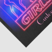 Neon Pink Girls Sign Thunder_Cove Tissuepapier (Detail)
