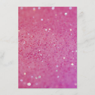 Neon Pink Glitter Sparkle Kaart
