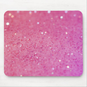 Neon Pink Glitter Sparkle Muismat