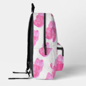 Neon Pink Gummy Beer Pattern Bedrukte Rugzak (Links)