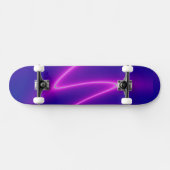 Neon Pink Lightning Skateboard (Horizontaal)