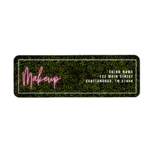 Neon Pink Makeup Artist Cosmetoloog Professional Etiket