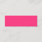 Neon Pink Mini Carte de visite (Devant)