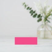 Neon Pink Mini Carte de visite (Debout devant)