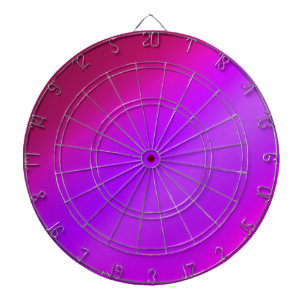 Neon Pink Ombre Dartbord