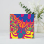 Neon Pink Rainbow Mod Kaart (Staand voorkant)