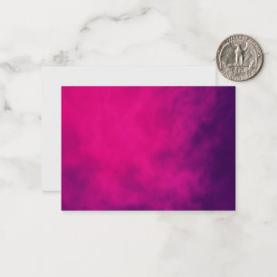 Neon Pink Smoke Flat Note Kaart – Notitiekaartje