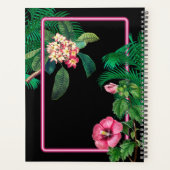 Neon Pink Tropical Botanical Annuel (Dos)