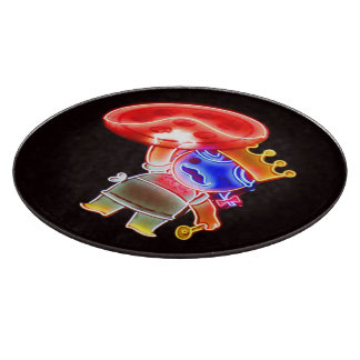 Neon Pizza Pie Cutting Board Snijplank