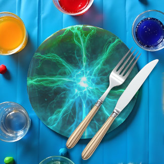 Neon Plasma Ball elektrische partij Papieren Kommen