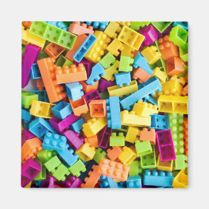 Neon Plastic bouwblokken Magneet