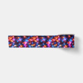 Neon Polygoon Abstract met Explosies Lint (Voorkant)
