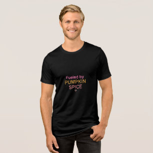 Neon Pompoen Specerijen Energie – Retro Herfst T-S Tri-Blend Shirt