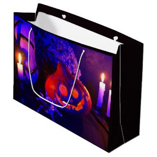 Neon pompoenen groot cadeauzakje