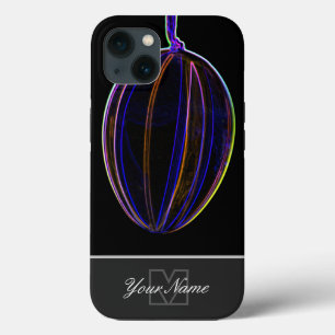 Neon-Pop-Art Happy Easter Egg met Monogram! Hoesje