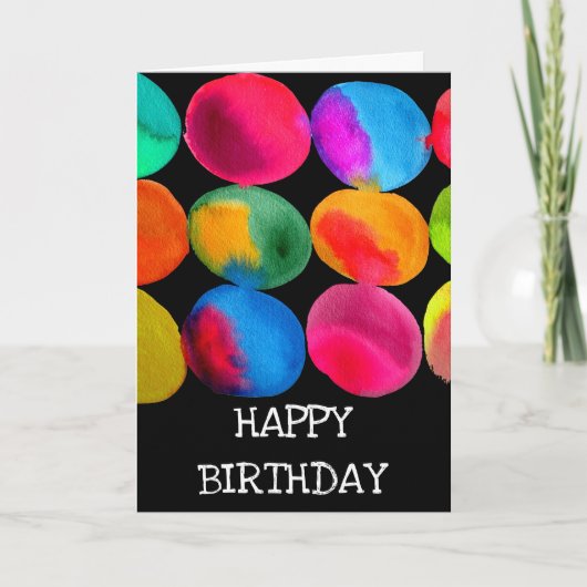 Neon Pop art Kaart (Voorkant)