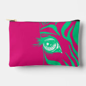 Neon Pop Art Zebra Tas (Voorkant)