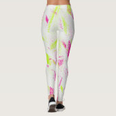 Neon Pop Chaos Leggings - Bold Abstrait Street Vib (Dos)