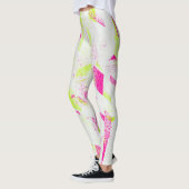Neon Pop Chaos Leggings - Bold Abstrait Street Vib (Gauche)