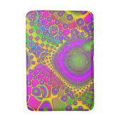 Neon Pop Paper Psychedelic Badmat (Voorkant Verticaal)