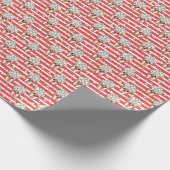 Neon Popcorn Kinder Patroon Cadeaupapier (Hoek)