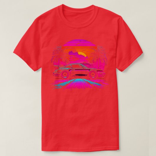 Neon Porsche Design 1 T-shirt (Design voorkant)