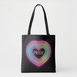 Neon Pride Heart Draagtas