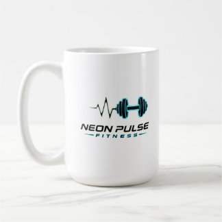 Neon Pulse Fitness Hartslag Dumbbell Moderne Gym T Koffiemok