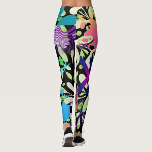 Neon Pulse Signature Leggings (Achterkant)