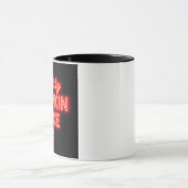 Neon Pumpkin Spice Mug – Retro Fall Coffee Cup (Centre)