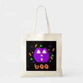 Neon Pumpkin Trick or treat Canvas tas (Voorkant)