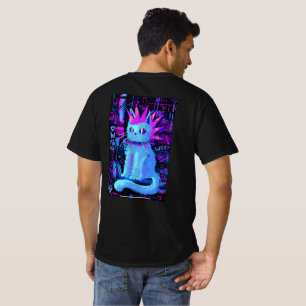 Neon Punk Kat T-shirt