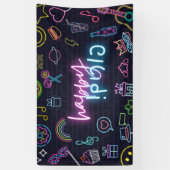 Neon Purim Spandoek (Verticaal)