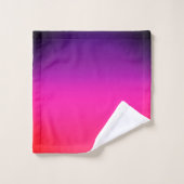 Neon Purple et pink ombre design abstrait (Gant de toilette)