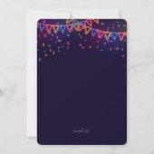 Neon Quinceañera Invitation (Dos)