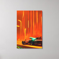Neon Race Night 3000 - Ken Gage Art