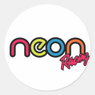 Neon Racing Stickers