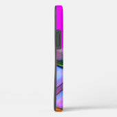 Neon Rainbow Abstract Design Coque-Mate coque ipho (Verso / Droite)