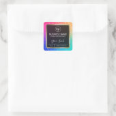 Neon Rainbow Coloured Étiquettes (Sac)