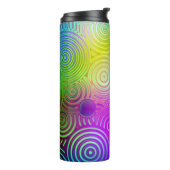 Neon Rainbow Design Thermosbeker (Gedraaid links)