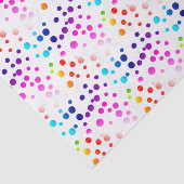 Neon Rainbow Polka Dots Tissuepapier (Detail)