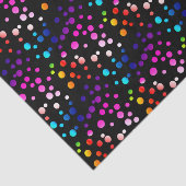 Neon Rainbow Polka Dots Tissuepapier (Detail)