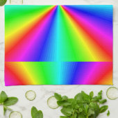 Neon Rainbow Prism Theedoek (Gevouwen)
